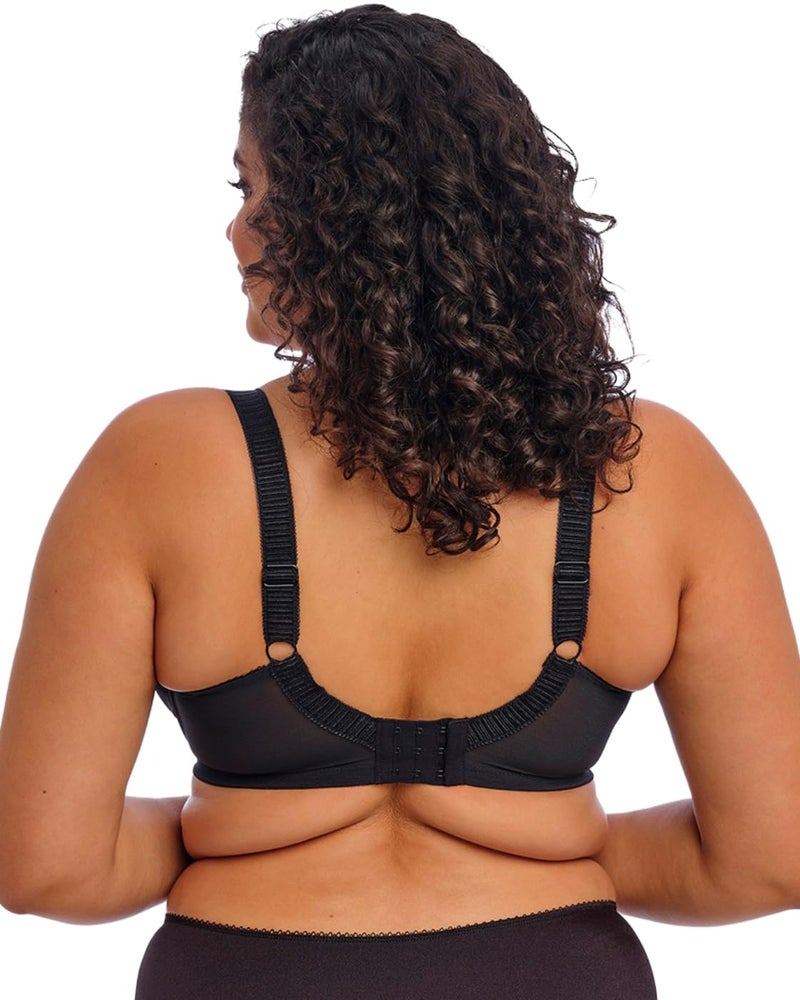 Elomi womens Cate Underwire Full Cup Banded Bra, Black, 34JJ US - Image 2